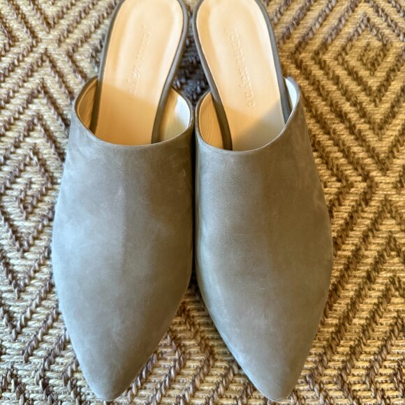 Jenni Kayne Taupe Mules - Picture 1 of 11